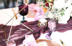 Plum Wedding Decorations Ideas Insider Purple Table Settings Elegant Reception Dinner With Pretty