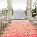 Pretty Wedding Aisle Decoration Ideas Pink Umbrella Beach Aisle Decor Ideas Deer Pearl Flowers