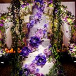 Purple and Silver Wedding Decorations for Luxurious Wedding Look Cakes Desserts Photos White Cake With Purple Flowers Silver