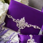 Purple and Silver Wedding Decorations for Luxurious Wedding Look Guest Books Weddings Purple And Silver Weddings Unique Guest Etsy