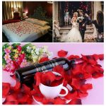 Red and Black Wedding Decorations for Your Unforgettable Wedding Celebration 3000pcslot Atificial Flowers Polyester Wedding Decorations Wedding
