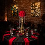 Red and Black Wedding Decorations for Your Unforgettable Wedding Celebration Elegant Black And Red 1920s Great Gats St Pete Wedding Nova 535