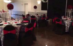 Red and Black Wedding Decorations for Your Unforgettable Wedding Celebration Wedding Reception At St Demetrios Cathedral Hall Black And White