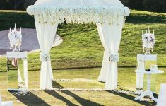 Simple Gazebo Wedding Decorations ideas Diy Bolt Tulle 54x 40yards Tutu Fabric Nylon Pew Bow Bridal Favor