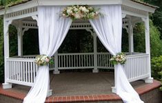Simple Gazebo Wedding Decorations ideas Wedding Ceremony Flowers
