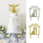 Simple Ornaments to be the Beautiful Wedding Cake Decoration Supplies Creative Diy Bride Groom Wedding Cake Topper With A Boy Cake