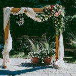 Simple Wedding Arch Decorations With Fabric And Flowers Wedding Arch Diy 1 simple wedding arch decorations|guidedecor.com