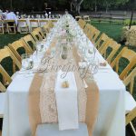 Tablecloth Decorations For Wedding 10pcs Rustic Wedding Decor Hessian Burlap Table Runner With Knitted Lace 275 X 30cm Tablecloth Banquet tablecloth decorations for wedding|guidedecor.com