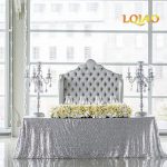 Tablecloth Decorations For Wedding 14 Colors 225cmx330cm Glitter Silver Sequin Tablecloth 90x132 Inches Wedding Tablecloth Decoration Rectangle Sequin Table Cloth tablecloth decorations for wedding|guidedecor.com