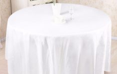 Tablecloth Decorations For Wedding 228x228cm Europen Wedding Table Cloth Luxury Satin Round Table Cover For Wedding Party Decorations White Black tablecloth decorations for wedding|guidedecor.com