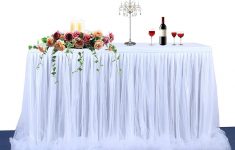 Tablecloth Decorations For Wedding Handmade Tulle Table Skirt Tablecloth For tablecloth decorations for wedding|guidedecor.com