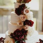 The Elegance Burgundy Wedding Decorations 35 Burgundy Wedding Cakes On Your Big Day Chicwedd