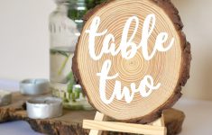 The Inspirations of Wedding Tree Decorations Wedding Table Numbers Log Slice Centrepiece Rustic Wedding
