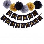 The Top 3 Best 30th Wedding Anniversary Decorations 30th Happy Birthday Cheers To 30 Years Banner For 30th Wedding
