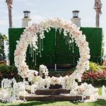 Wedding Arch Decor Giant Floral Wedding Wreath wedding arch decor|guidedecor.com