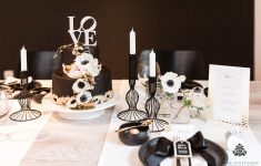 Wedding Cable Table Decoration Ideas to Get You Inspired Trendy Black White And Gold Wedding Stationery Wedding Cake And