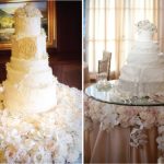 Wedding Cake Table Decoration Ideas Wedding Cake Table Decor Blanket Of Flowers wedding cake table decoration ideas|guidedecor.com