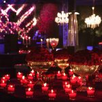 Wedding Decoration With Candles Twinkiling Candles Rani Pink wedding decoration with candles|guidedecor.com