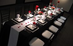 Wedding Decorations Red White And Black Black White And Red Table Setting 6 wedding decorations red white and black|guidedecor.com