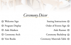 Wedding Reception Decorators Wedding Decor Checklist 1 600x1978 wedding reception decorators|guidedecor.com