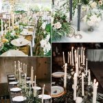 Wedding Table Decor Ideas Trending Wedding Table Decoration Ideas With Taper Candles wedding table decor ideas|guidedecor.com